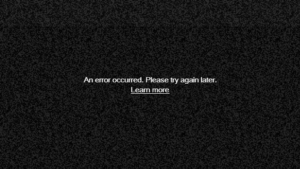 An error occurred - YouTube