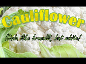 Cauliflower Ad, brocolli