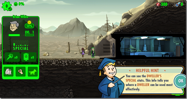 Fallout Shelter dweller stats