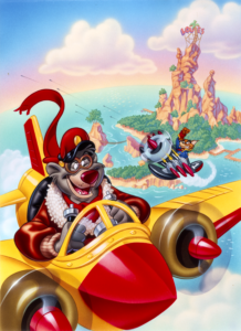 talespin cover art with baloo